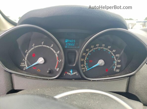 3FADP4BJ9HM118542 2017 FORD FIESTA Серебряный Вид щитка приборов