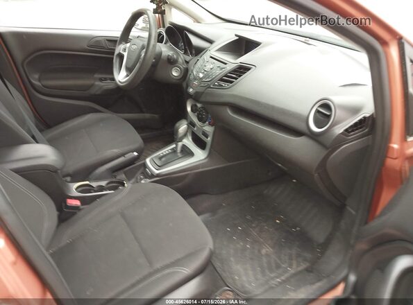 3FADP4BJ9HM118721 2017 FORD FIESTA Orange Front interior view