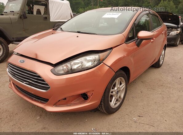 3FADP4BJ9HM118721 2017 FORD FIESTA Orange Instrument cluster view