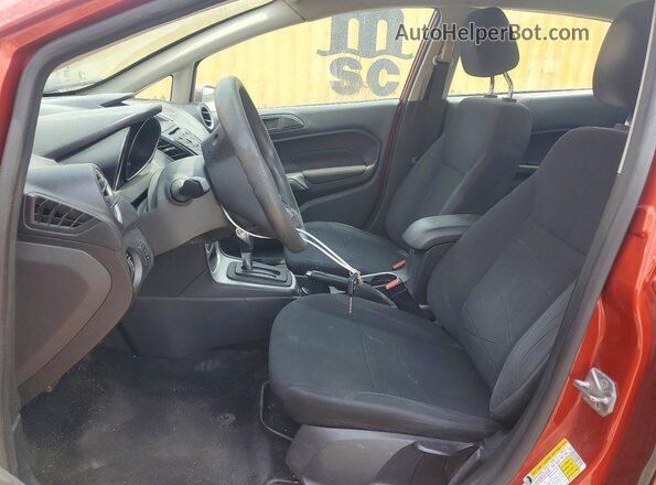 3FADP4BJ9KM101392 2019 FORD FIESTA Orange Front interior view