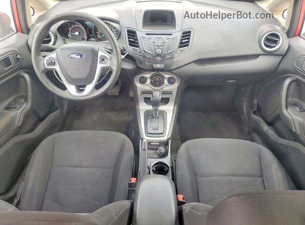 3FADP4BJ9KM101392 2019 FORD FIESTA Orange Dashboard view