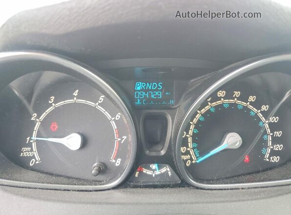 3FADP4BJ9KM101392 2019 FORD FIESTA Orange Instrument cluster view