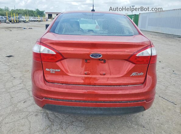 3FADP4BJ9KM101392 2019 FORD FIESTA Orange Rear view