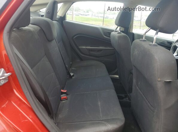 3FADP4BJ9KM101392 2019 FORD FIESTA Orange Rear seats view