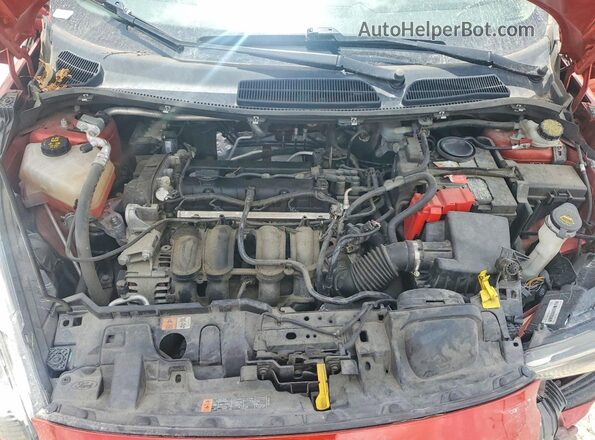 3FADP4BJ9KM101392 2019 FORD FIESTA Orange Rear interior view