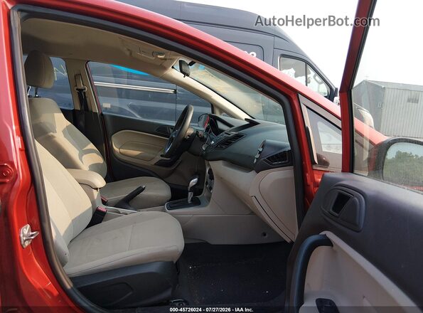 3FADP4BJ9KM111372 2019 FORD FIESTA Red Front interior view
