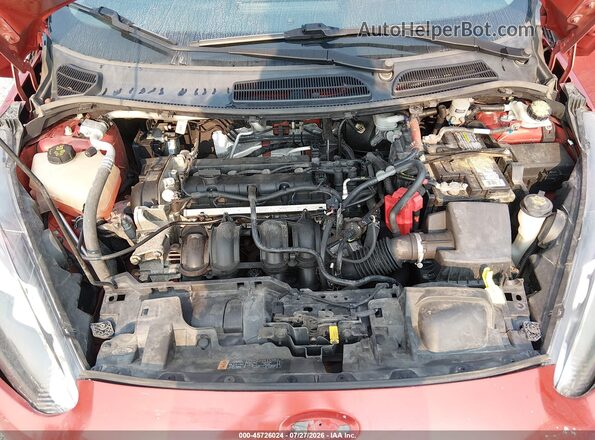 3FADP4BJ9KM111372 2019 FORD FIESTA Red Rear view