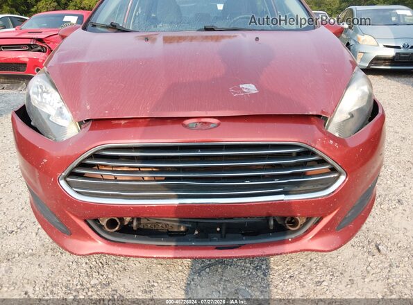 3FADP4BJ9KM111372 2019 FORD FIESTA Red Instrument cluster view