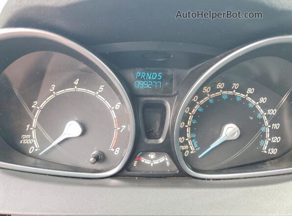 3FADP4BJ9KM142895 2019 FORD FIESTA White ხელსაწყოთა პანელის ხედი