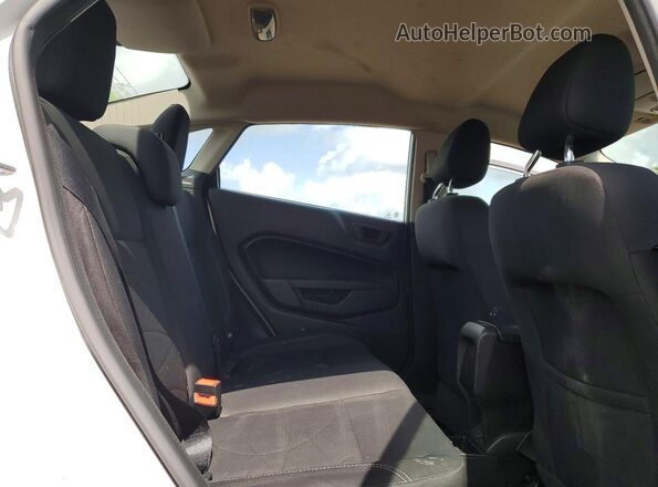 3FADP4BJ9KM142895 2019 FORD FIESTA White უკანა სავარძლების ხედი