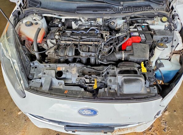 3FADP4BJXJM104977 2018 FORD FIESTA White Rear interior view