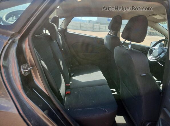 3FADP4BJXJM110360 2018 FORD FIESTA Charcoal უკანა სავარძლების ხედი