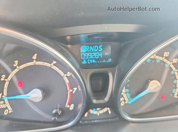 3FADP4BJXJM116840 2018 FORD FIESTA Gray ხელსაწყოთა პანელის ხედი