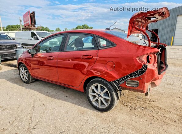 3FADP4BJXKM132358 2019 FORD FIESTA Red Trasero izquierdo