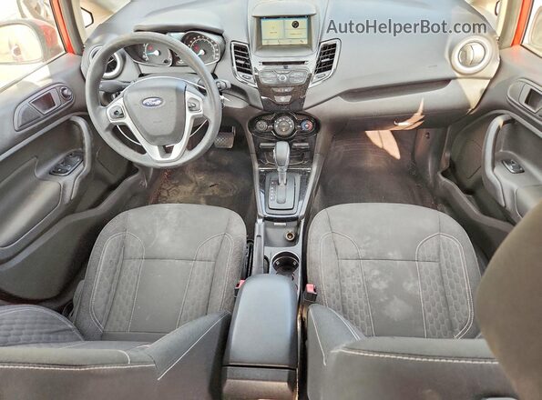 3FADP4BJXKM132358 2019 FORD FIESTA Red Vista del salpicadero