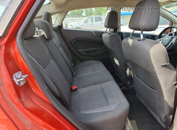 3FADP4BJXKM132358 2019 FORD FIESTA Red Vista de los asientos traseros