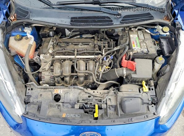 3FADP4BJXKM141898 2019 FORD FIESTA Blue უკანა სალონის ხედი