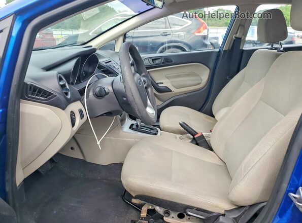 3FADP4BJXKM141898 2019 FORD FIESTA Blue წინა სალონის ხედი