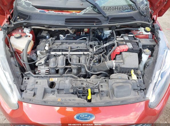 3FADP4BJXKM152416 2019 FORD FIESTA Red Widok z tyłu
