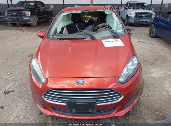 3FADP4BJXKM152416 2019 FORD FIESTA Red Widok zestawu wskaźników