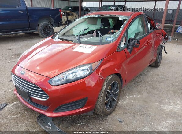 3FADP4BJXKM152416 2019 FORD FIESTA Red Przód lewy