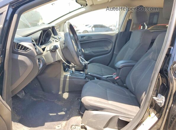 3FADP4BJXKM164260 2019 FORD FIESTA Black Widok wnętrza z przodu