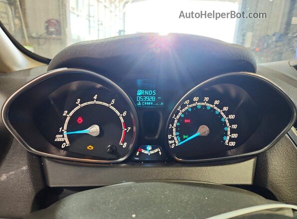 3FADP4BJXKM165912 2019 FORD FIESTA Red Vista del cuadro de instrumentos