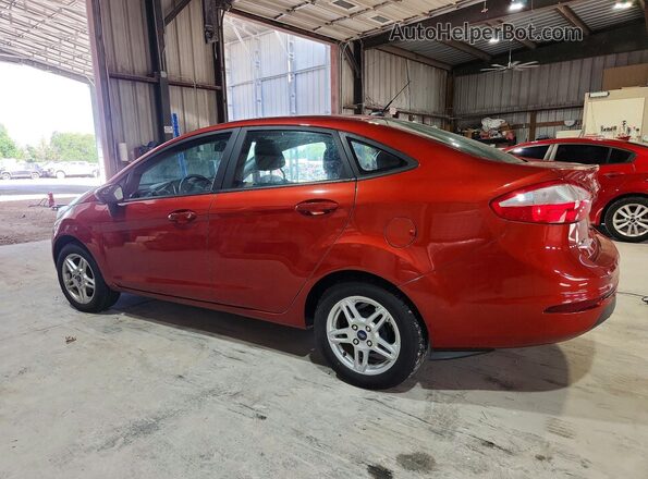3FADP4BJXKM165912 2019 FORD FIESTA Red Trasero izquierdo