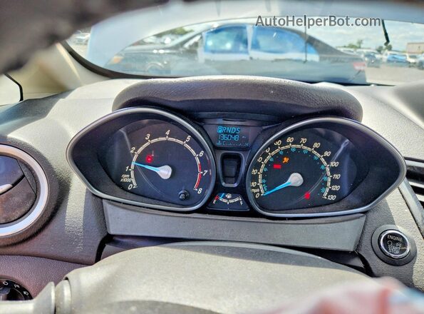 3FADP4CJ5GM203410 2016 FORD FIESTA Silver ხელსაწყოთა პანელის ხედი