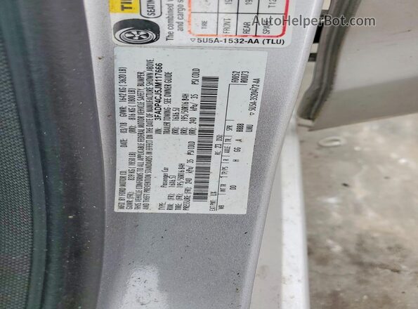 3FADP4CJ5JM117666 2018 FORD FIESTA Silver Vista del compartimento del motor