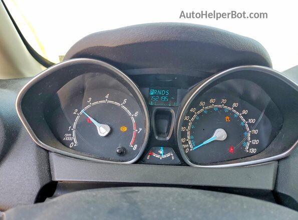3FADP4DJ6KM144617 2019 FORD FIESTA Orange ხელსაწყოთა პანელის ხედი