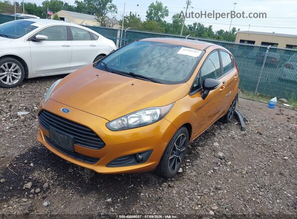 3FADP4EJ0GM142738 2016 FORD FIESTA Orange Передня ліва чверть