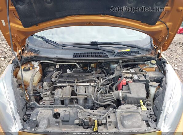 3FADP4EJ0GM142738 2016 FORD FIESTA Orange Вид ззаду