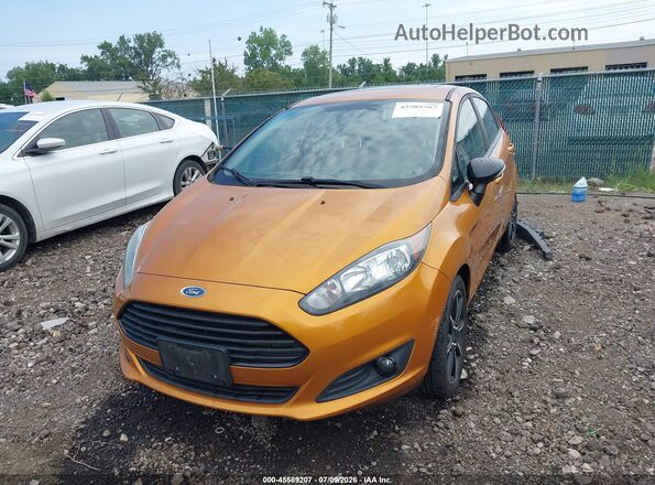 3FADP4EJ0GM142738 2016 FORD FIESTA Orange Вид щитка приладів