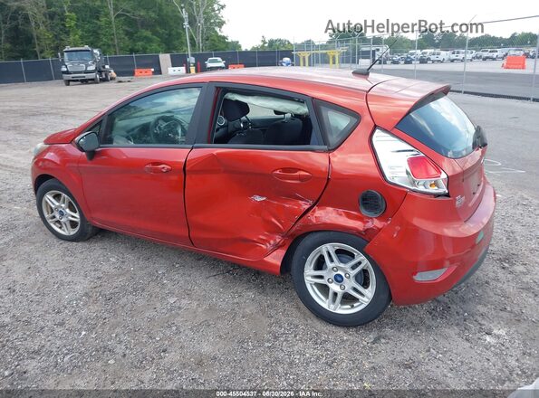 3FADP4EJ0KM121560 2019 FORD FIESTA Red Rear left