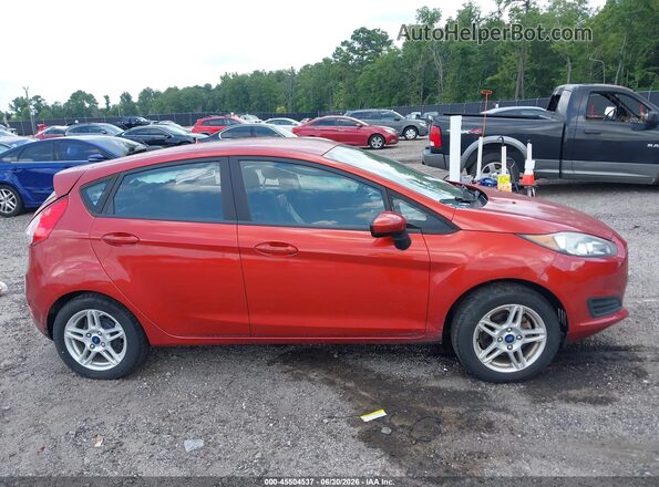 3FADP4EJ0KM121560 2019 FORD FIESTA Red Rear interior view