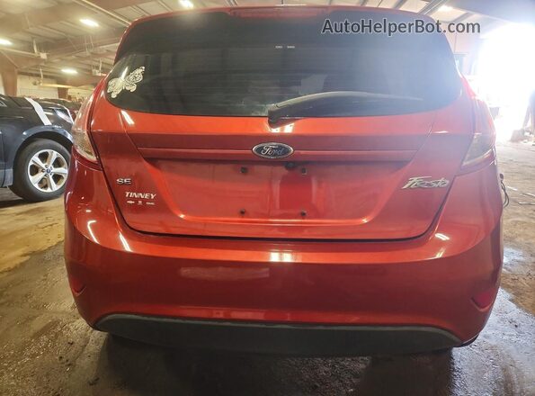 3FADP4EJ0KM132123 2019 FORD FIESTA Оранжевый Вид сзади