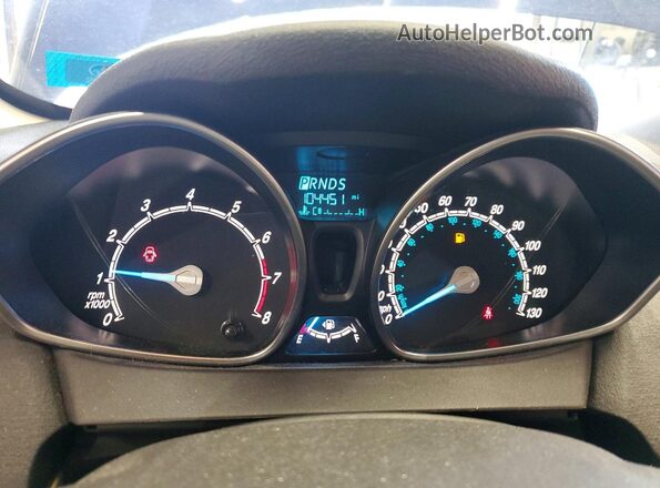 3FADP4EJ2GM204804 2016 FORD FIESTA Синий Вид щитка приборов
