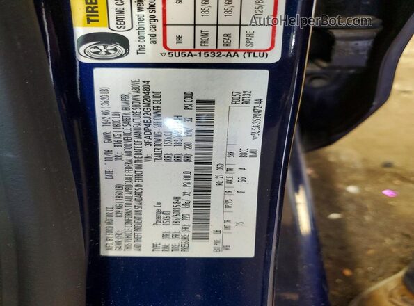 3FADP4EJ2GM204804 2016 FORD FIESTA Синий Вид подкапотного пространства