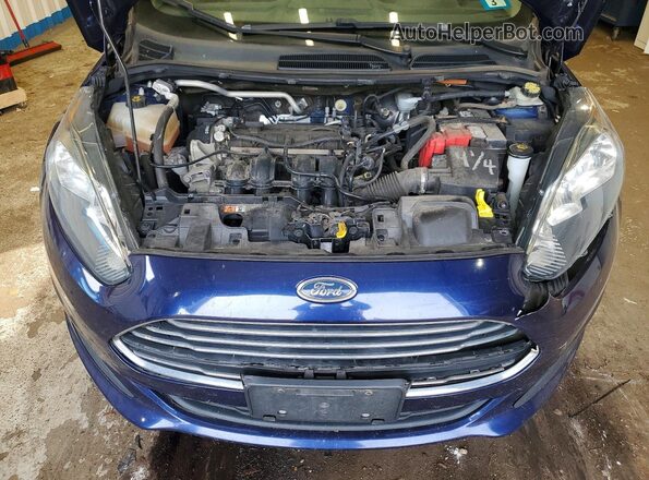 3FADP4EJ2GM204804 2016 FORD FIESTA Синий Вид задней части салона