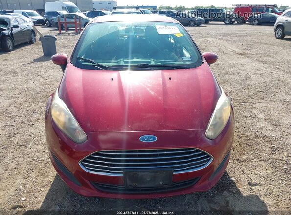 3FADP4EJ2HM132729 2017 FORD FIESTA Red Instrument cluster view