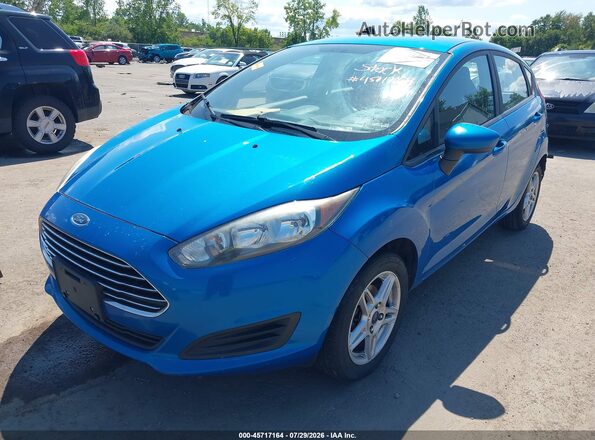 3FADP4EJ2HM158389 2017 FORD FIESTA Blue წინა მარცხენა ხედი სამი მეოთხედიდან