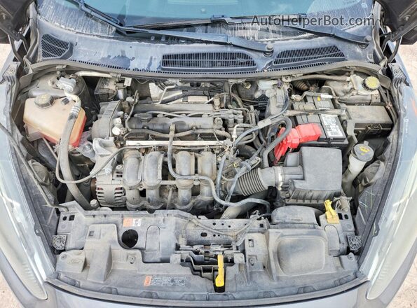 3FADP4EJ2JM117203 2018 FORD FIESTA Gray უკანა სალონის ხედი