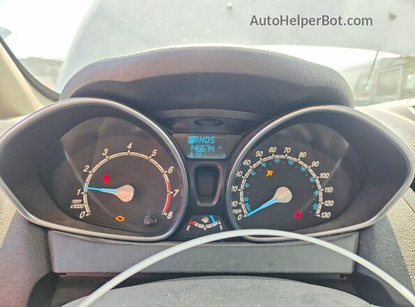 3FADP4EJ2JM122112 2018 FORD FIESTA Silver Widok zestawu wskaźników