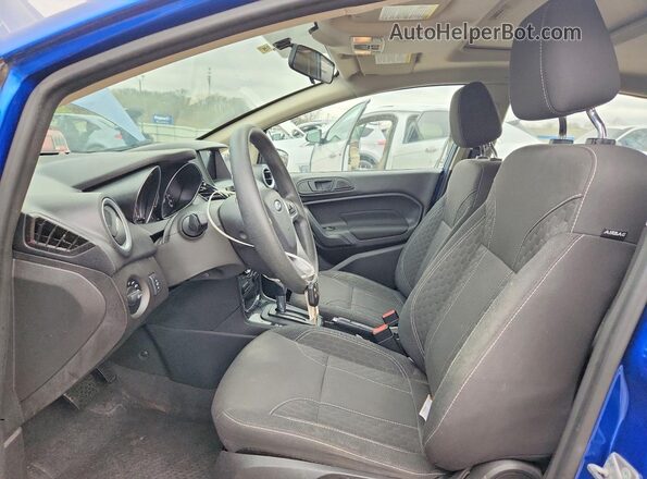 3FADP4EJ2KM114707 2019 FORD FIESTA Blue Front interior view