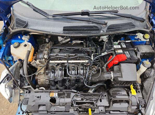 3FADP4EJ2KM114707 2019 FORD FIESTA Blue Engine compartment view