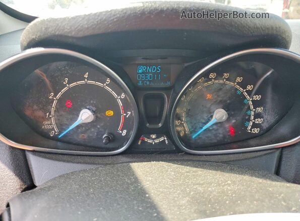 3FADP4EJ2KM126369 2019 FORD FIESTA Серебряный Вид щитка приборов