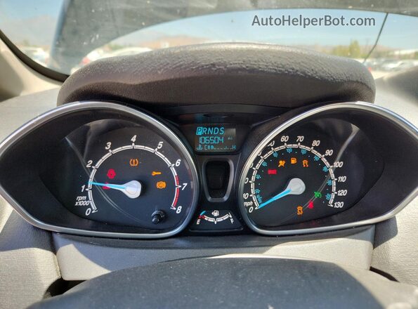 3FADP4EJ2KM144080 2019 FORD FIESTA Black Vista del cuadro de instrumentos