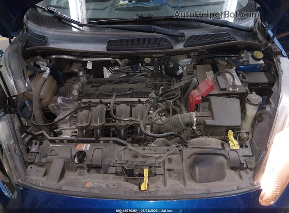 3FADP4EJ2KM153975 2019 FORD FIESTA Blue Vista trasera