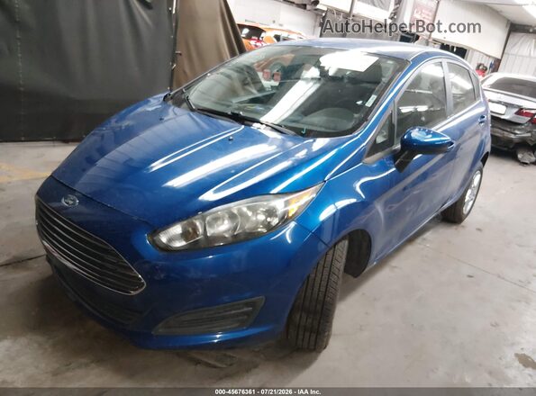3FADP4EJ2KM153975 2019 FORD FIESTA Blue Vista tres cuartos delantera izquierda